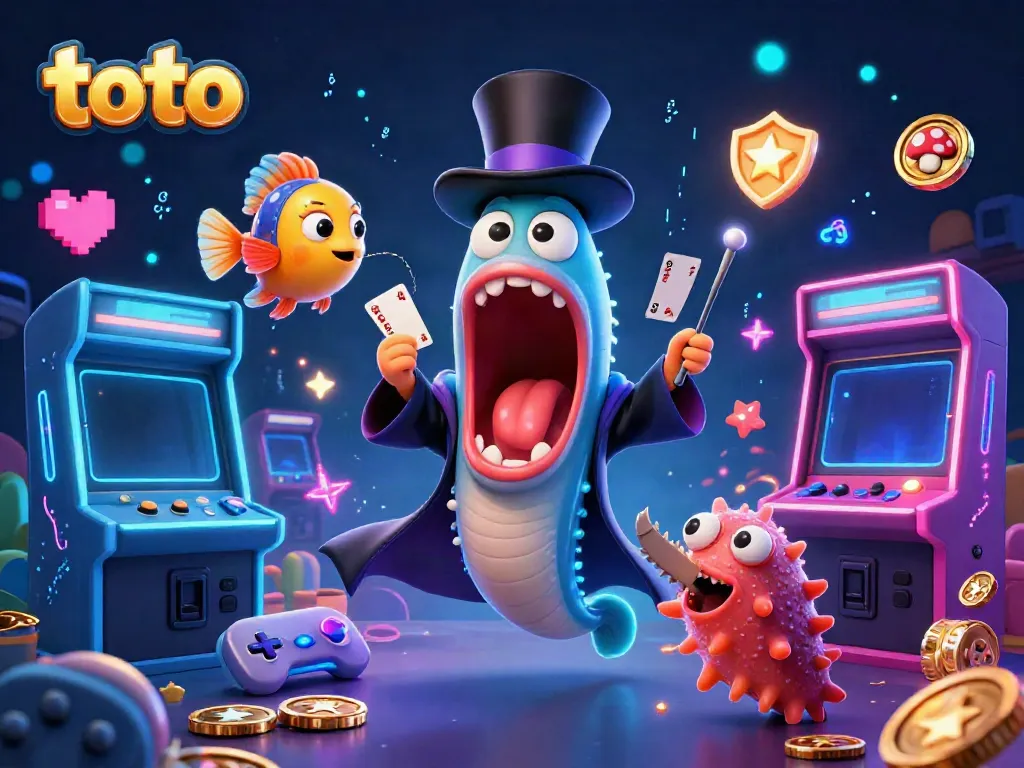 Experience thrilling toto card tricks in a vibrant casino-themed underwater world.
