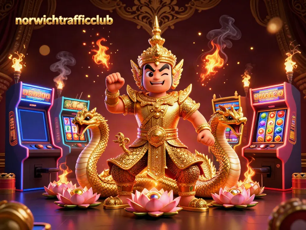 Engage with exciting gameplay at norwichtrafficclub, featuring a colorful 3D casino scene.