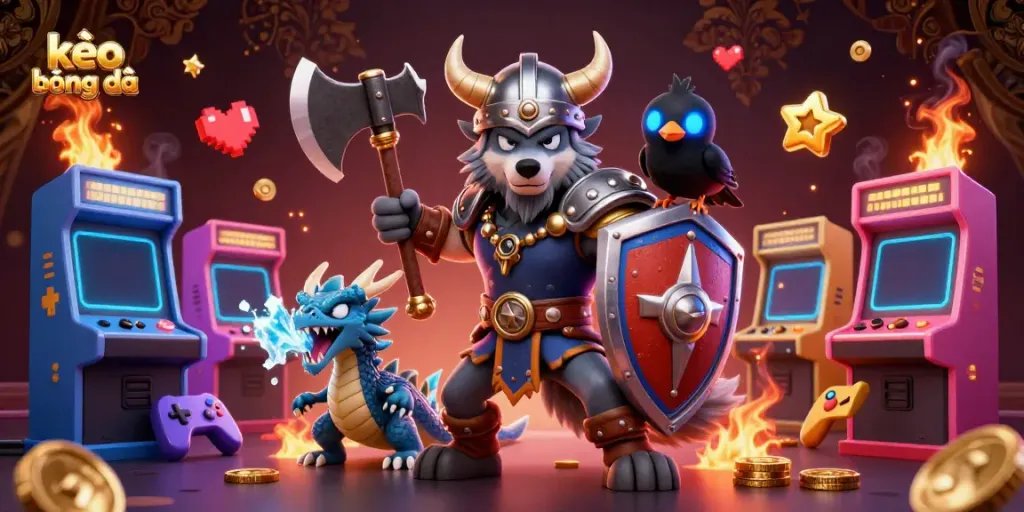 Experience the thrill of kèo bóng đá in this captivating sports betting-themed illustration.