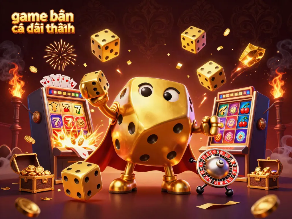Experience thrilling gameplay in game bắn cá đổi thưởng with vibrant 3D casino elements.
