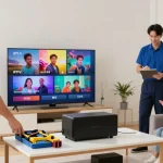 Local IPTV services setup by trusted provider, ensuring reliable streaming for family entertainment.
